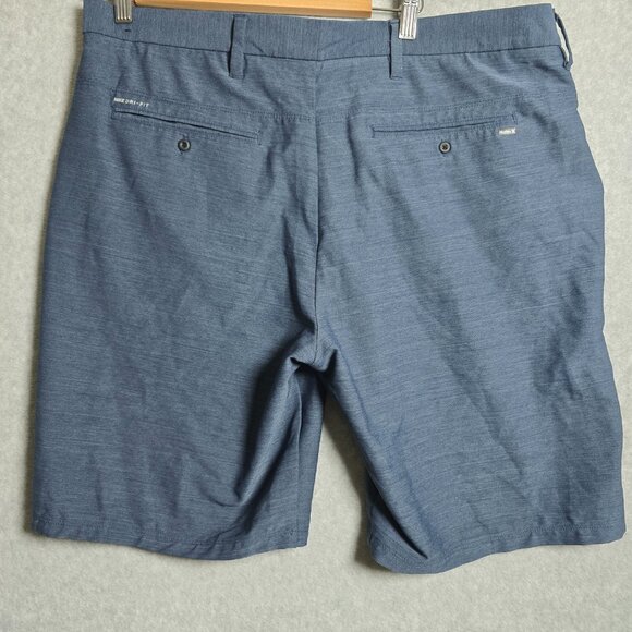 Hurley Nike Dri Fit Shorts Sz 36 Chino Golf Active Athletic Performance Outdoor - Picture 4 of 11